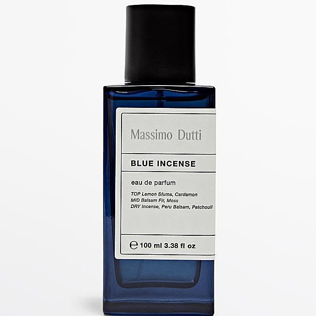 El perfume Incienso Azul de Massimo Dutti.